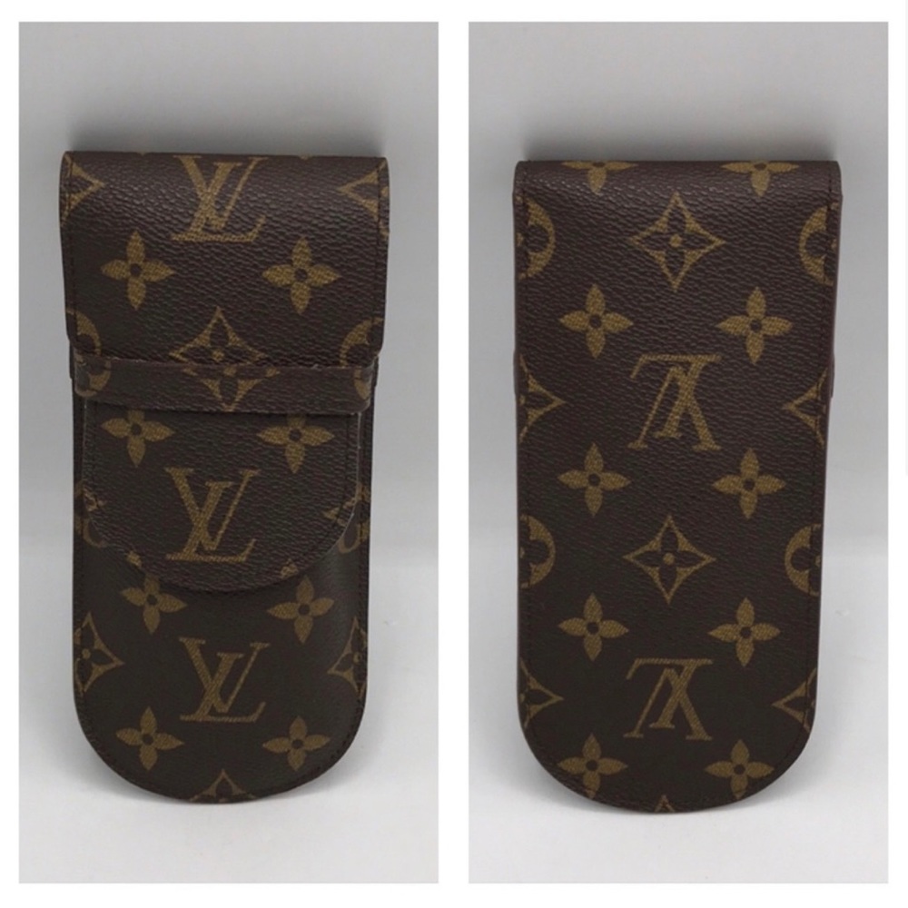 Authentic Louis Vuitton Monogram Canvas Etui Eyeglass Case